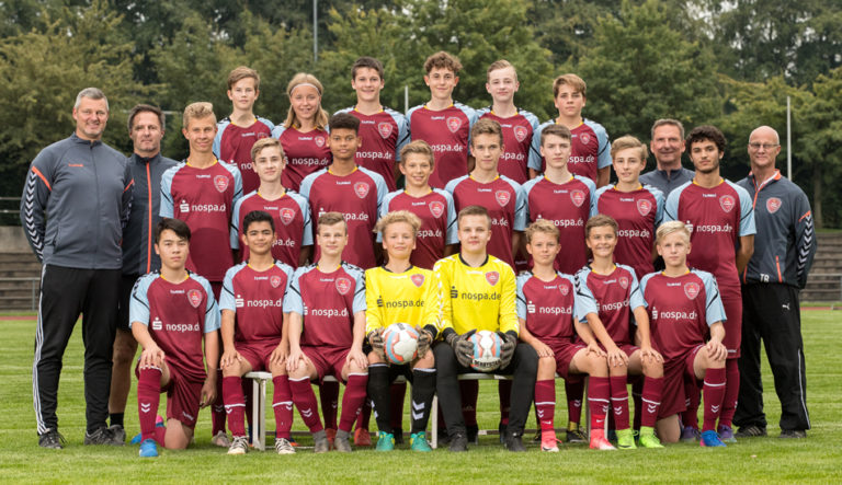 C-Jugend vom SC Weiche Flensburg 08 vor Aufstieg in die Regionalliga