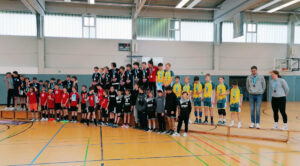 Große Siegerehrung. Foto: Flensburg Seahawks